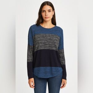 Rag & Bone Colorblock Long Sleeve Knit Top Size Small